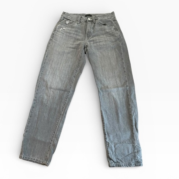 Uniqlo Denim - Uniqlo Gray Straight Leg Jeans Size 23 Cotton Tencel Soft Denim High Rise